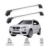 BMW X3 2011-2017 TRX2 Thunder Carrier Barres transversales pour galerie de toit 2 barres